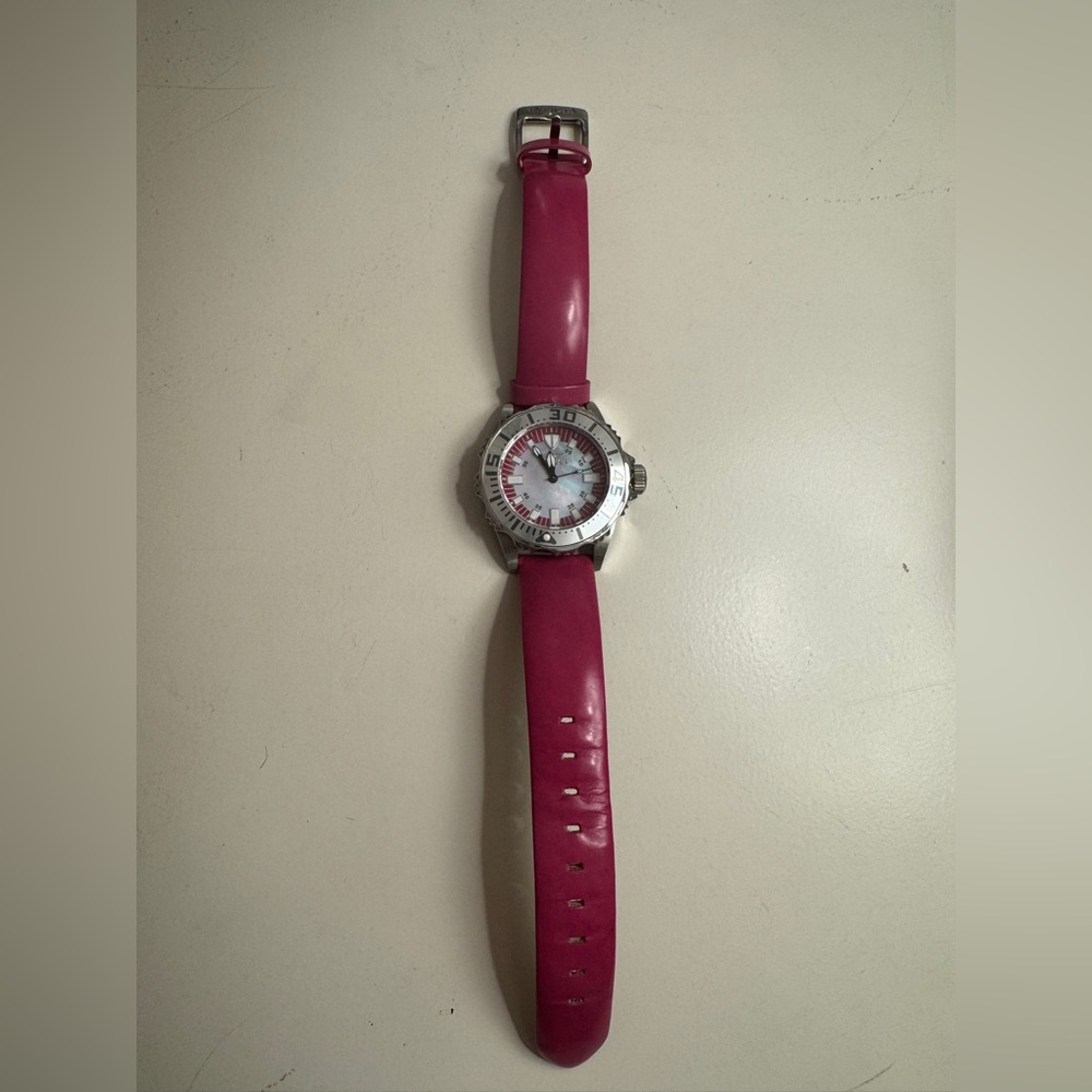 Invicta Women's Watch with Pink Strap and Silver Accents